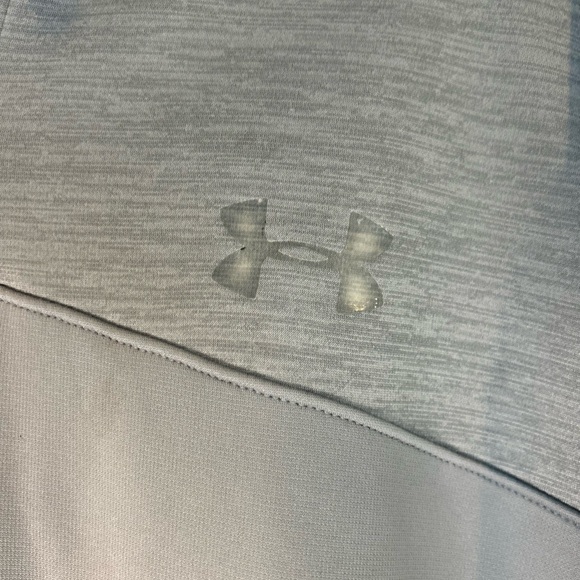 Under Armour Light Gray Half-Zip pullover Men’s XL Warm fleece - Picture 2 of 6